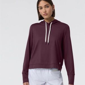 Vuori Halo Essential Hoodie - Cerise Heather